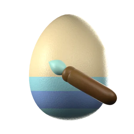Pintar huevos de pascua  3D Icon