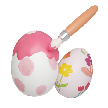Pintar ovos de páscoa  3D Icon