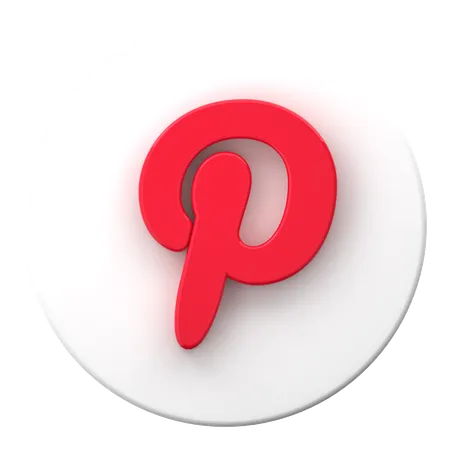 Pinterest  3D Icon