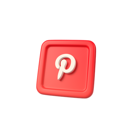 Pinterest  3D Icon