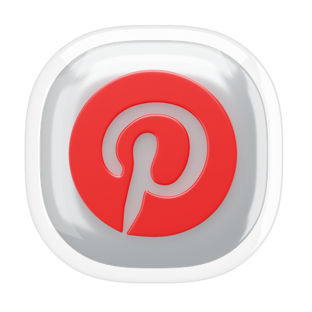 Pinterest  3D Icon