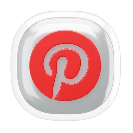 Pinterest  3D Icon