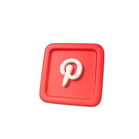 Pinterest  3D Icon