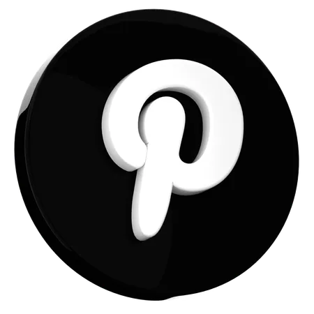 Pinterest  3D Icon