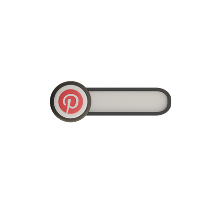 Pinterest  3D Icon