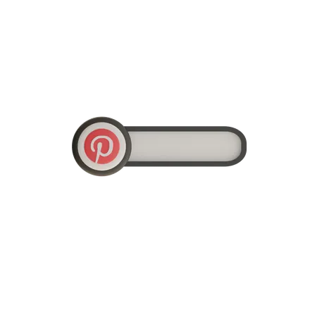 Pinterest  3D Icon