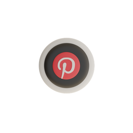 Pinterest  3D Icon