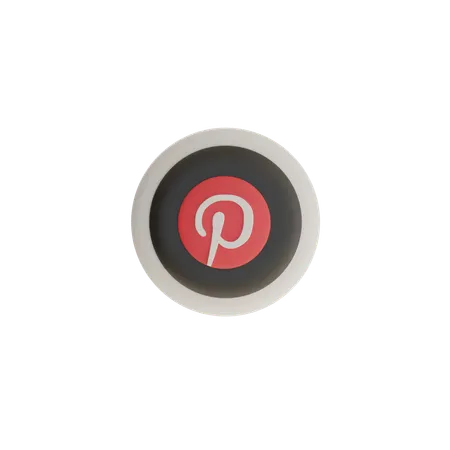 Pinterest  3D Icon