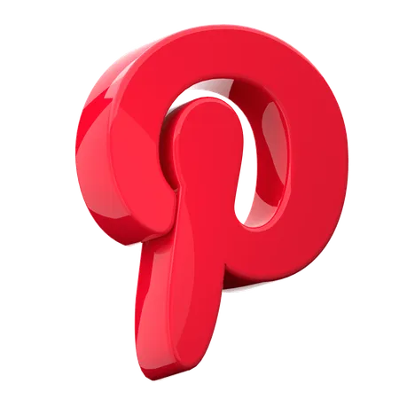 Pinterest  3D Icon