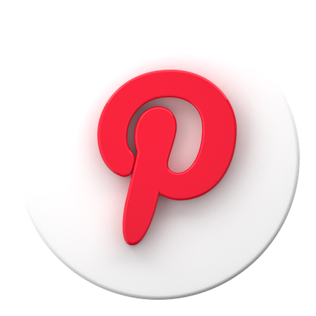 Pinterest  3D Icon