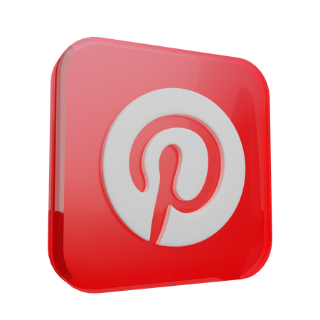 Pinterest  3D Icon