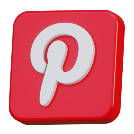 Pinterest  3D Icon