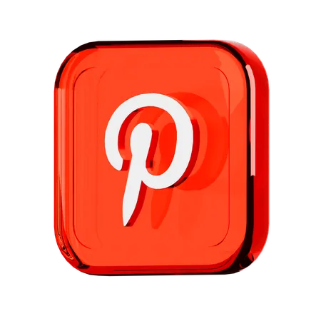 Pinterest  3D Icon