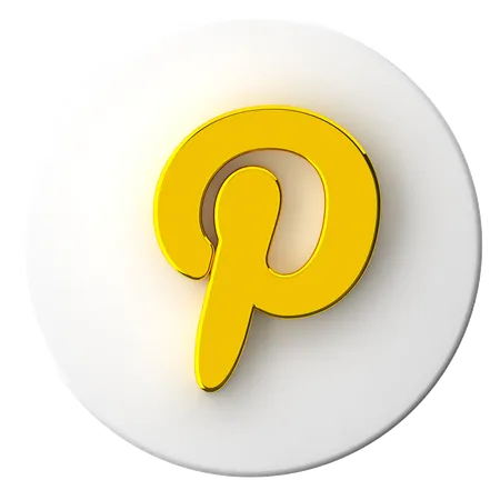 Pinterest  3D Icon