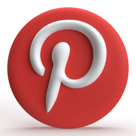 Pinterest  3D Icon