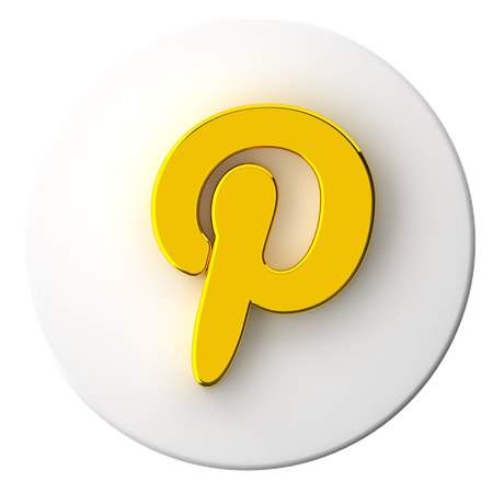 Pinterest  3D Icon