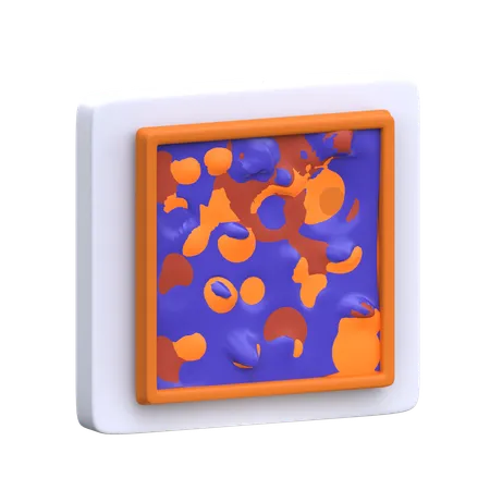 Pintura abstracta  3D Icon