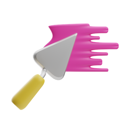 Cuchillo de pintura  3D Icon