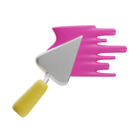 Cuchillo de pintura  3D Icon