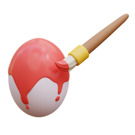 Pintura de ovo de páscoa  3D Icon