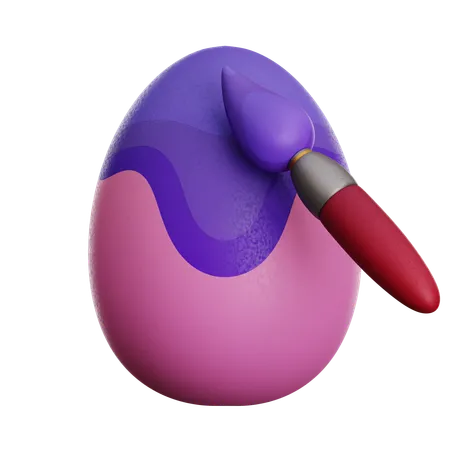 Pintar huevo  3D Icon