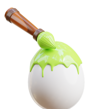 Pintura de ovo de páscoa  3D Icon