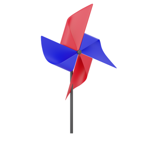 Pinwheel  3D Icon