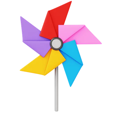 Pinwheel  3D Icon