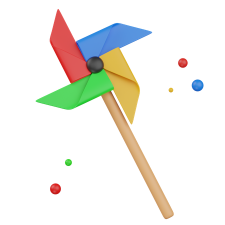 Pinwheel  3D Icon