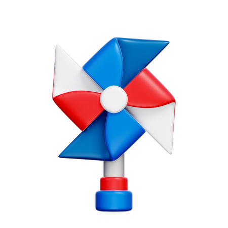 Pinwheel  3D Icon