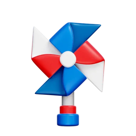 Pinwheel  3D Icon