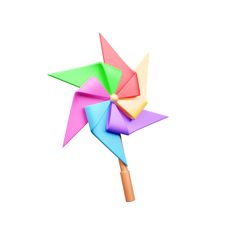 Pinwheel  3D Icon