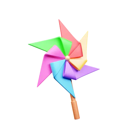 Pinwheel  3D Icon