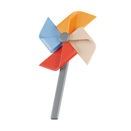 Pinwheel  3D Icon