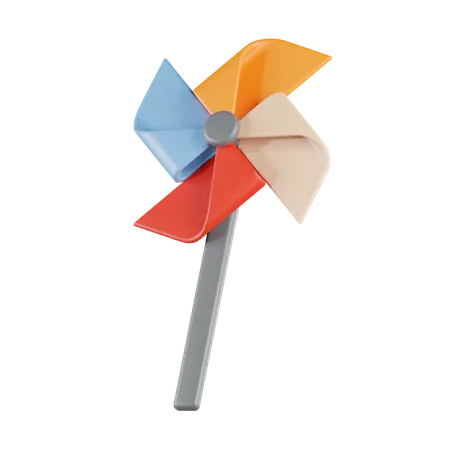 Pinwheel  3D Icon