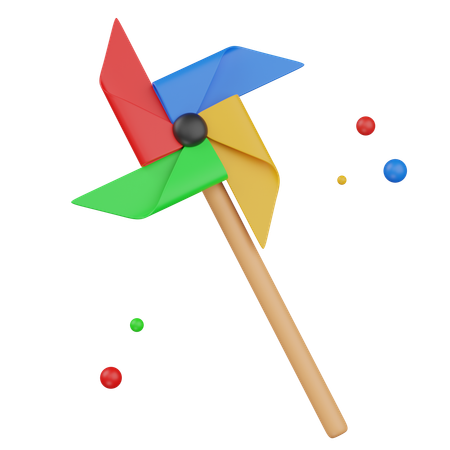 Pinwheel  3D Icon