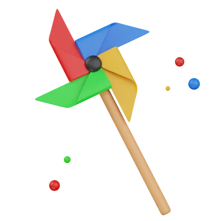 Pinwheel  3D Icon