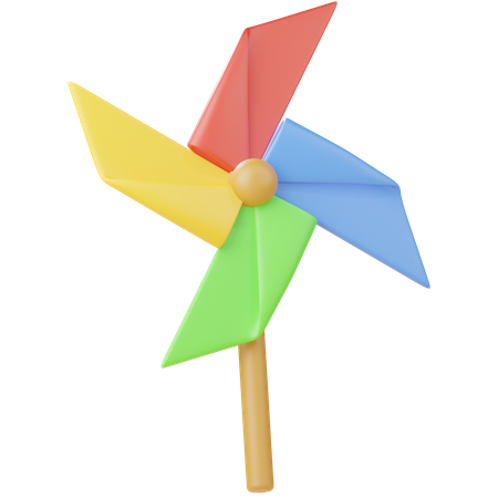 Pinwheel  3D Icon