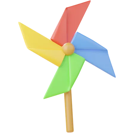 Pinwheel  3D Icon