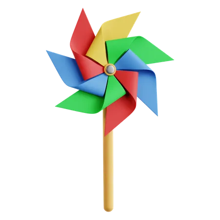 Pinwheel  3D Icon