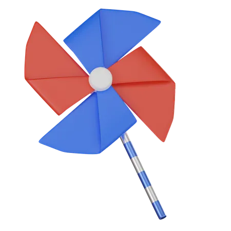 Pinwheel  3D Icon