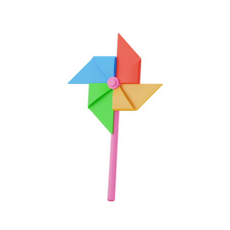 Pinwheel  3D Icon