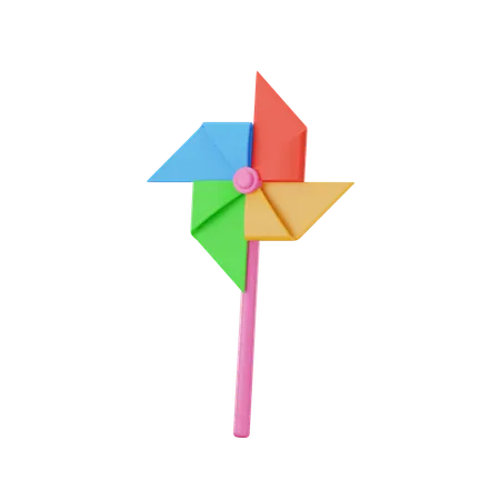 Pinwheel  3D Icon