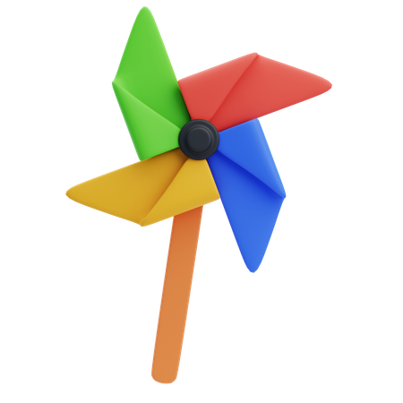 Pinwheel  3D Icon