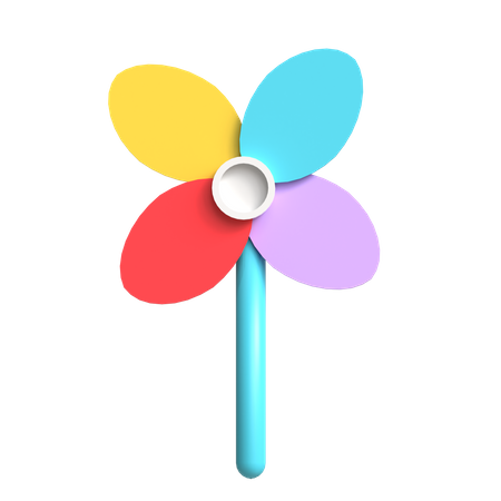 Pinwheel  3D Icon