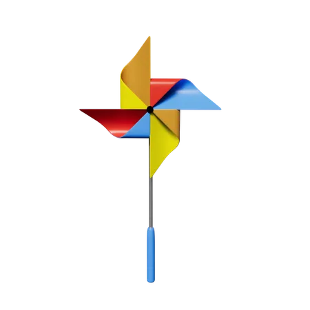 Pinwheel  3D Icon