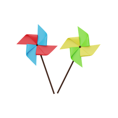 Pinwheel  3D Icon