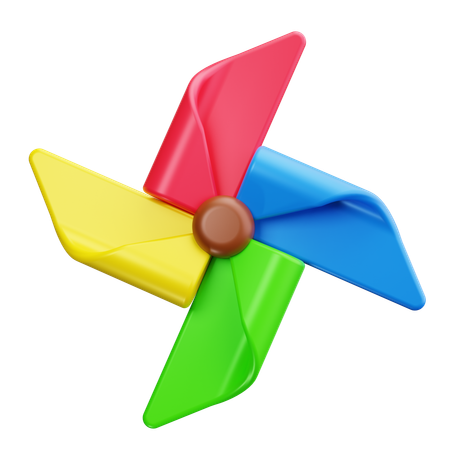 Pinwheel  3D Icon