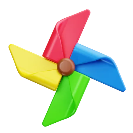 Pinwheel  3D Icon