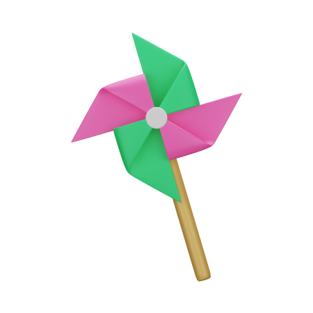 Pinwheel  3D Icon